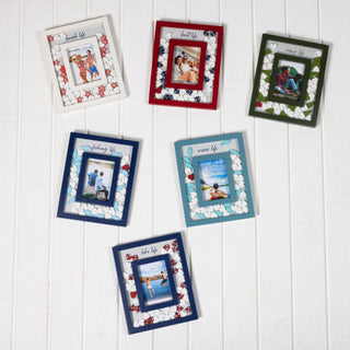 Fishing Life 8" x 10" Picture Frame (Holds 3.5" x 5.5" Photo)