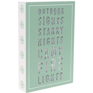 Campfire Lights 4" x 6" MDF Plaque