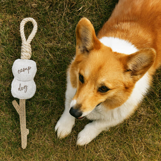 Camp Dog 16.5" Dog Toy on Rope