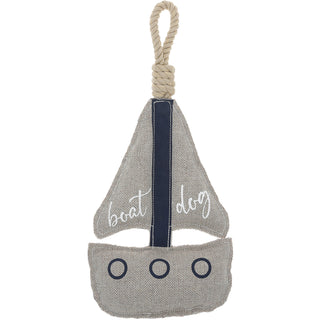Boat Dog 15" Dog Toy on Rope