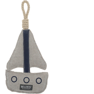 Boat Dog 15" Dog Toy on Rope