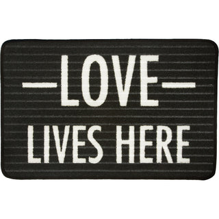 Love 27.5" x 17.75" Floor Mat