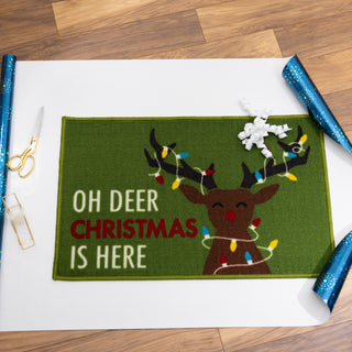Oh Deer 27.5" x 17.75" Floor Mat