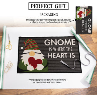 Gnome Home 27.5" x 17.75" Floor Mat
