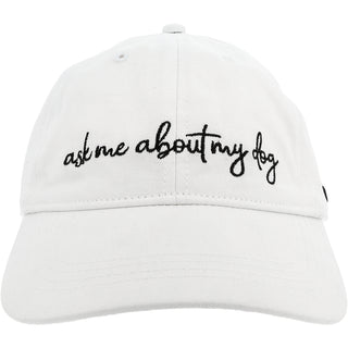 My Dog White Adjustable Hat