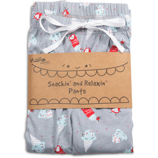 Ice Cream and Whipped Cream XS Gray Unisex Lounge Pants