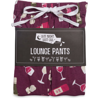 Wine S WIne Unisex Lounge Pants