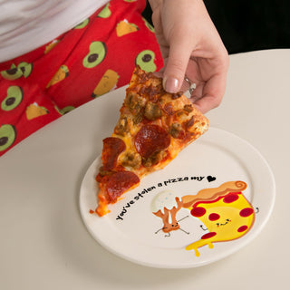 Pizza My Heart 7" Appetizer Plates (Set of 2)
