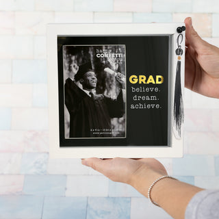 Grad 7.5" Shadow Box Frame (Holds 4" x 6" Photo)