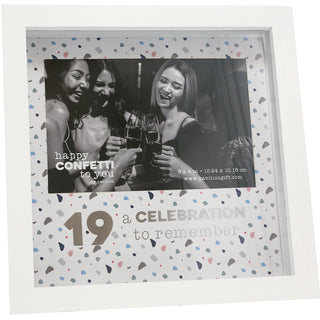 19 7.5" Shadow Box Frame (Holds 6" x 4" Photo)
