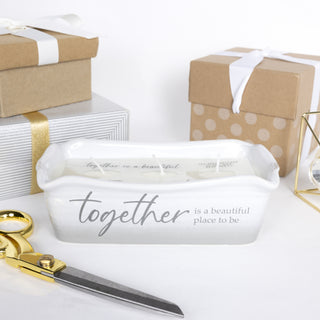 Together 12 oz - 100% Soy Wax Reveal Triple Wick Candle Scent: Tranquility