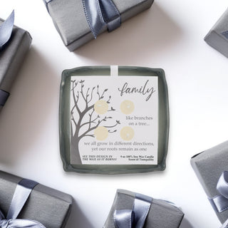 Family 9 oz - 100% Soy Wax Reveal Candle Scent: Tranquility