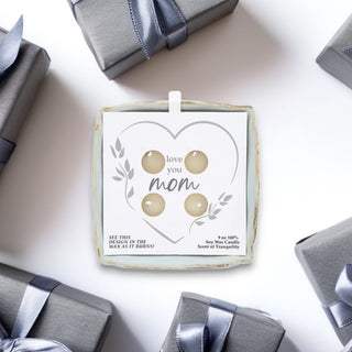 Mom 9 oz - 100% Soy Wax Reveal Candle Scent: Tranquility