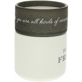 Friend Stacking Mug and Candle Set 100% Soy Wax Scent: Tranquility