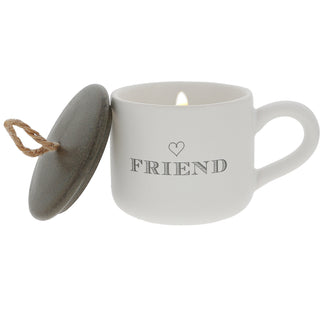 Friend 2 oz Mini Mug 100% Soy Wax Candle Scent: Tranquility