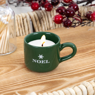 Noel 2 oz Mini Mug 100% Soy Wax Candle Scent: Balsam Fir