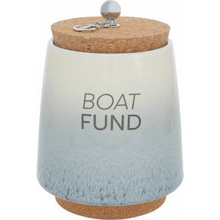 Boat 6.5" Ceramic Savings Bank
