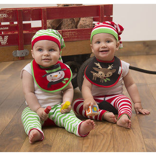 Red and White Stripe 0-12 Month Baby Hat