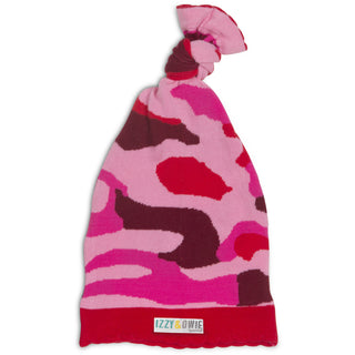 Pink Camouflage One Size Fits All Baby Hat