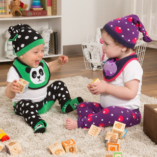 Bamboo Green Panda One Size Fits All Baby Hat