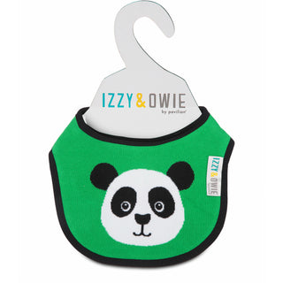 Bamboo Green Panda Baby Bib