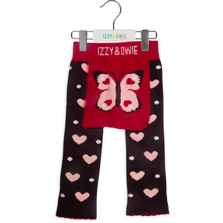 Butterfly Hearts 6-12 Months Baby Leggings