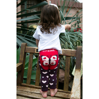 Butterfly Hearts 6-12 Months Baby Leggings