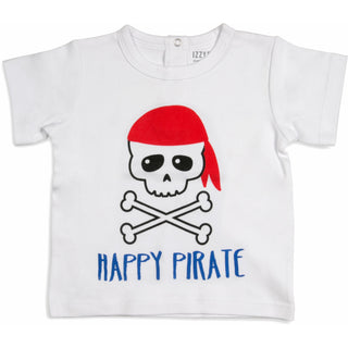 Happy Pirate 12-24 Months White T-Shirt