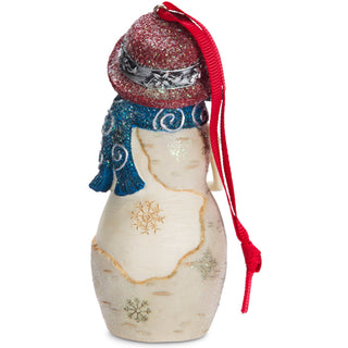 Aunt 4" Snowwoman Ornament