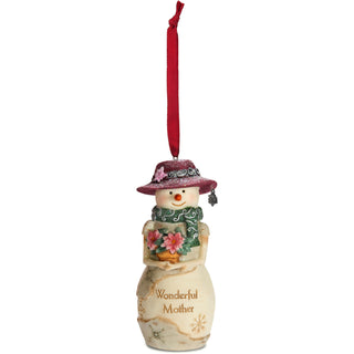 Mother 4" Snowwoman Ornament