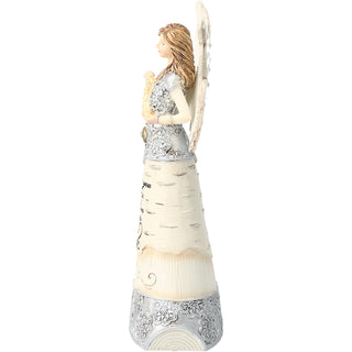 Love You 6" Angel Holding Moon