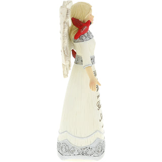 Guardian Angel 5.5" Angel Figurine with Cardinals