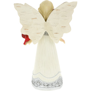 Guardian Angel 5.5" Angel Figurine with Cardinals