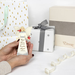 Guardian Angel 5.5" Angel Figurine with Cardinals