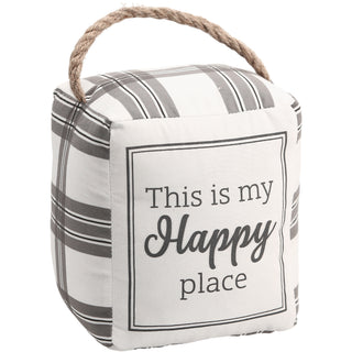 Happy Place 5" x 6" Door Stopper
