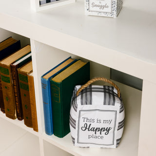 Happy Place 5" x 6" Door Stopper