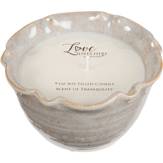 At The Lake Triple Wick 10 oz Soy Wax Candle Scent: Tranquility