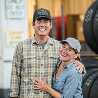 Husband Black Washed Cotton Twill Hat