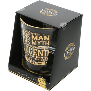 The Man 8 oz Rocks Glass