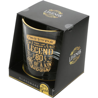 80 Years 8 oz Rocks Glass