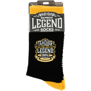 Teacher Bamboo Crew Socks