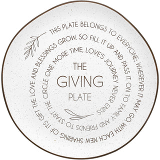 The Giving Plate 10.5" Ceramic Plate