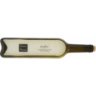 Home 14 oz 100% Soy Wax, Wine Bottle Candle Scent: Tranquility