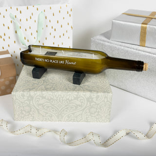 Home 14 oz 100% Soy Wax, Wine Bottle Candle Scent: Tranquility