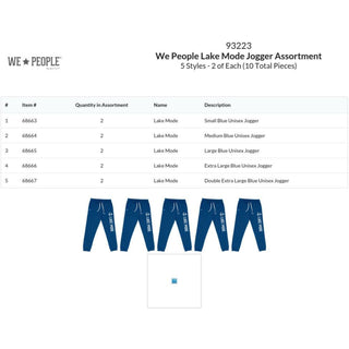 We People Lake Mode Jogger Assortment 10 pcs, 5 styles/2 each