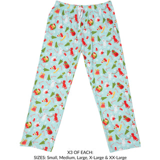 Fall 2024 Pawsome Pals Holiday Cats Lounge Pants Assortment Holiday Cats Lounge Pants Assortment