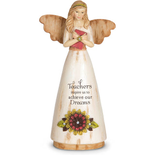 Teacher 6" Angel Holding Book