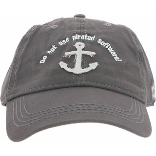 Pirated Software Dark Gray Adjustable Hat