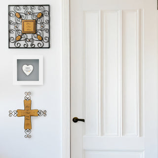 Bless this home 12" x 12" Square Wall Hanging