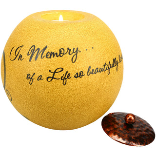 In Memory 5" Round Candle Holder